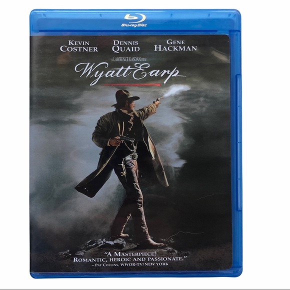 Blu-Ray Wyatt Earp 1994 Kevin Costner Dennis Quaid Gene Hackman EUC - Picture 1 of 3